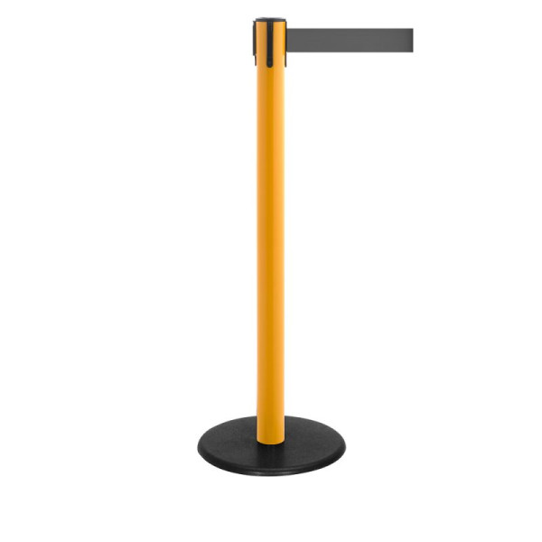 Stein HGS Personenleitsystem -P-Line Famous-, gelb, grau, mit magnetischem Gurtendstück, Gurtlänge: 4 m, 12820-0804