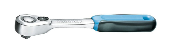 GEDORE Umschaltknarre 3/8", 2K-Griff 200 mm, verchromt, 1556800