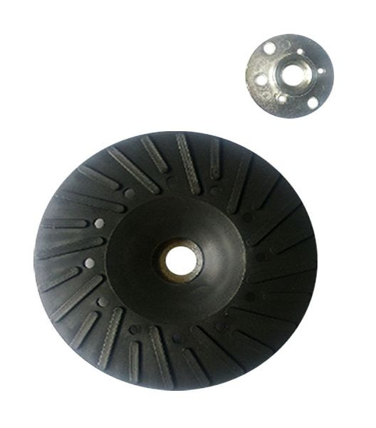 VaGo-Tools Stützteller für Fiberscheiben 100mm Schleifteller M14 Bohrmaschine, VE: 3 Stück, 205-005x3_rv