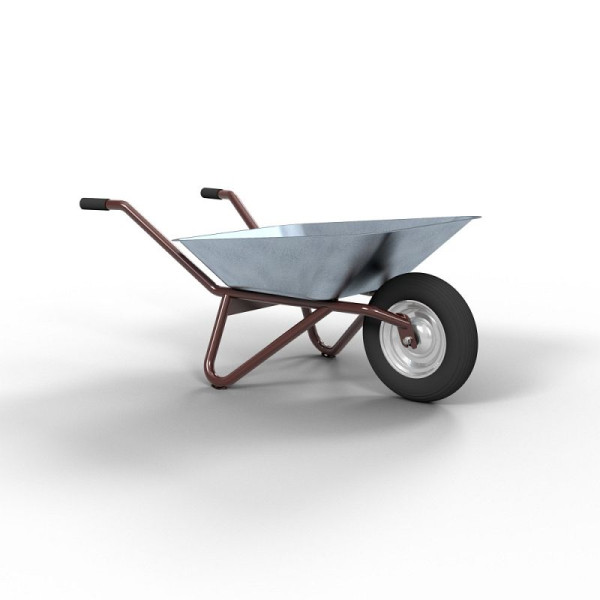 STEIN HGS Schubkarre Geselle Flach Typ 25, Luftrad, 80607.0002