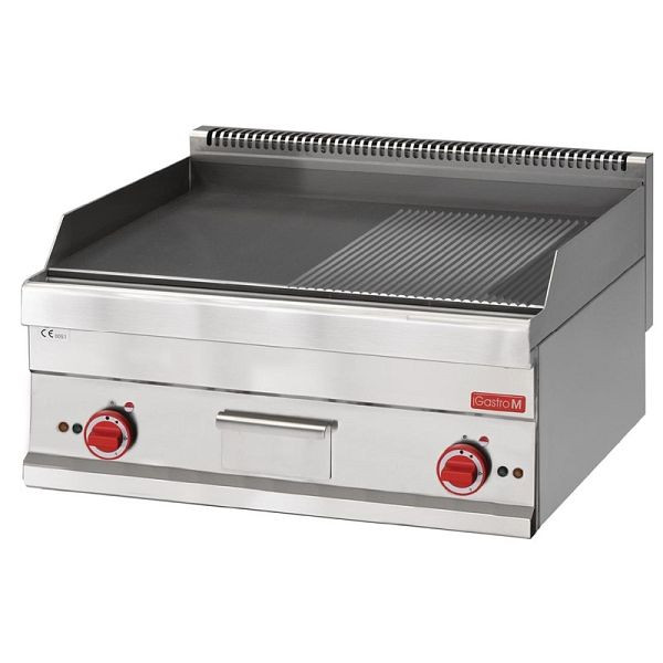 Gastro M 650 elektrische Grillplatte 65/70FTRE, 2/3 glatt 1/3 gerillt, GN061