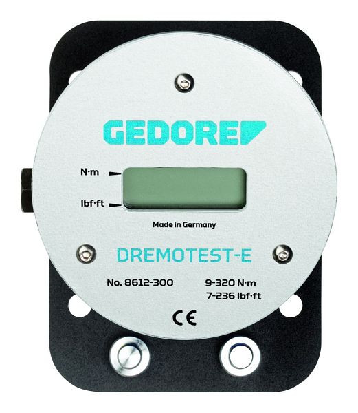GEDORE Elektronisches Prüfgerät DREMOTEST E 9 - 320 Nm, 1856111
