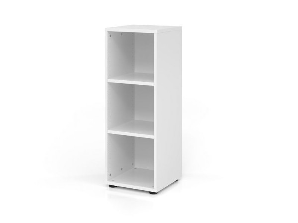 Hammerbacher Regal schmal 934RE, 3 OH, Korpus: Weiß, 40 x 40 x 110 cm (BxTxH), V934RE/W
