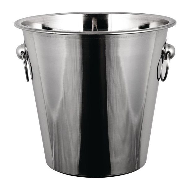 Comas Weinkühler Edelstahl 22cm, elegantes Hochglanzfinish, CS036