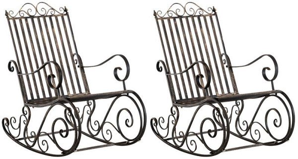CLP 2er Set Schaukelstühle Smilla, bronze, 319683, 4251756467807