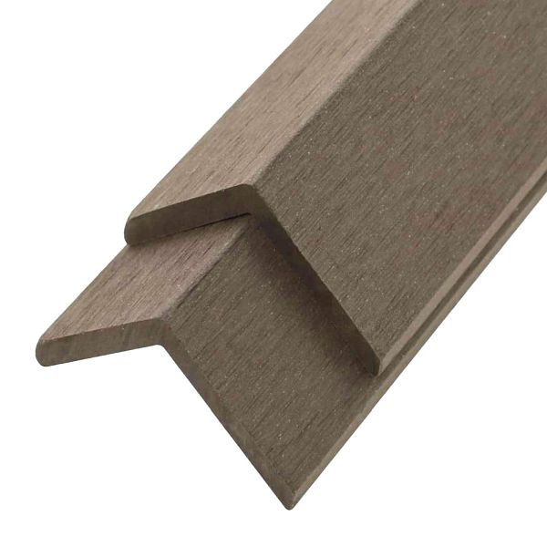 HOME DELUXE WPC Abschlussleiste FINEA - Dunkelbraun, 49502