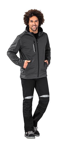 Planam Outdoor Hawk Softshelljacke, anthrazit, Größe 4XL, 3357068