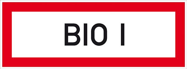 SafetyMarking Hinweisschild für die Feuerwehr, BIO I, BxH 21x7,4 cm, Aluminium, 11.2895
