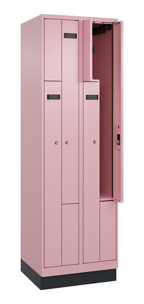 C+P Z-Spind Evolo PLUS, Sockel, 4 Fächer, 1950x600x500mm, 3015/3015, Zylinderschloss, 049023-204 S10047