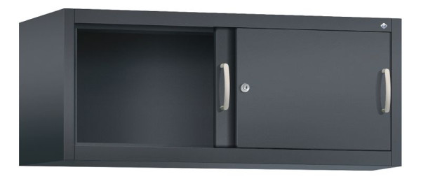 C+P Aufsatzschrank Acurado, H500xB1200xT500mm, Farbe: Schwarzgrau, Bügelgriff, 1 OH, 2054-00 S10055