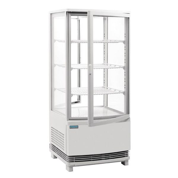 Polar Serie C Kühlvitrine mit gebogenen Türen 86L, CB507