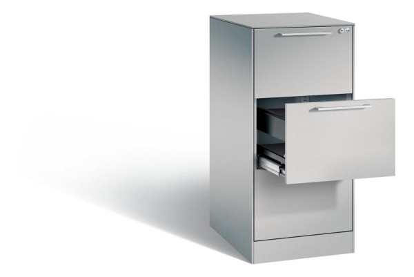 C+P Hängeregistraturschrank Asisto, H1010xB440xT600mm, Farbe: Weißaluminium, Bügelgriff, 146245-311 S10005