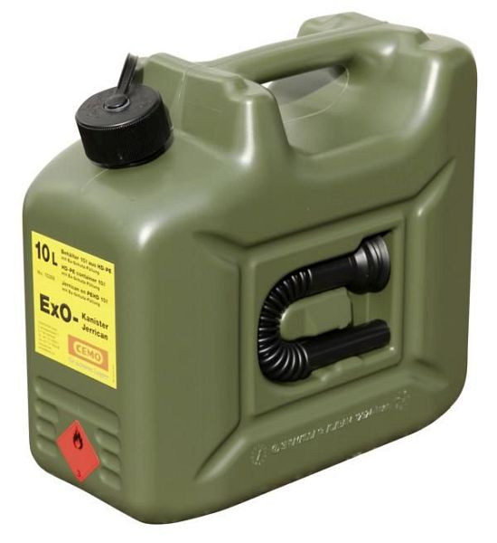 Cemo Ex0-Kanister 10 l, Maße: 35 x 17 x 31 cm, 10268, 4007228801095