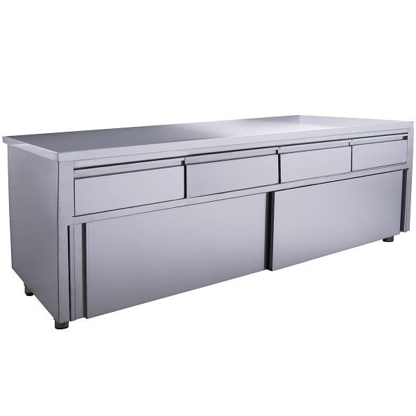 Saro Schiebetürenschrank - 4 Schubladen 2000x700 mm, 700-2225