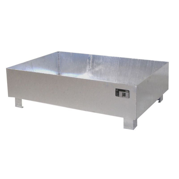 STEIN HGS Auffangwanne WO, 3mm Stahlblech, für Kleingebinde, 224 Liter, Gesamthöhe 360 mm, 79197.0001