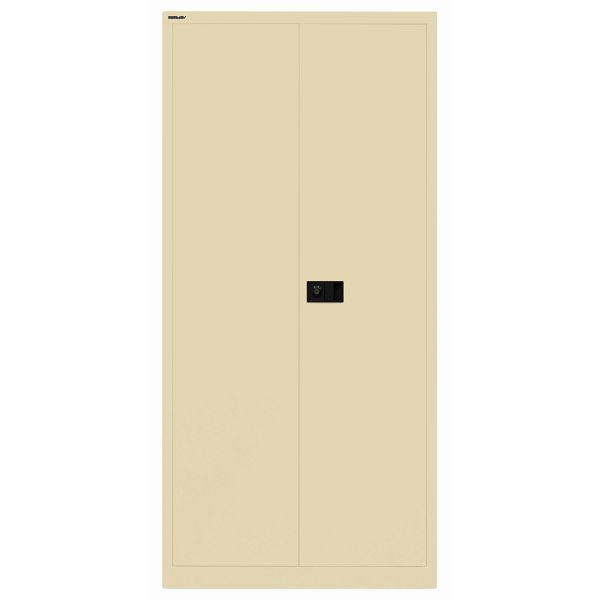 Bisley Flügeltürenschrank UNIVERSAL, 4 Fachböden für 5 Ordnerhöhen, Breite 914 mm, Tiefe 400, 606 creme, Belastbarkeit: 80kg je Fachboden, E782A04G606