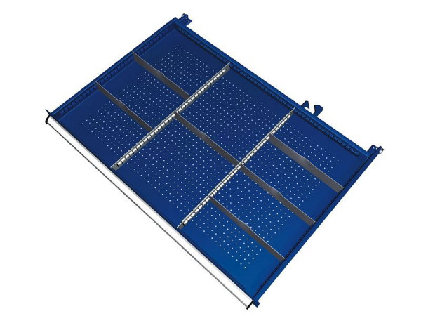 KLW Einteilungsmaterialsatz für Schubladen Fachhöhe 50 mm in SJB - Schrank, Schrankgröße 1031 x 750 mm B x T, B01, SJB-B01-032