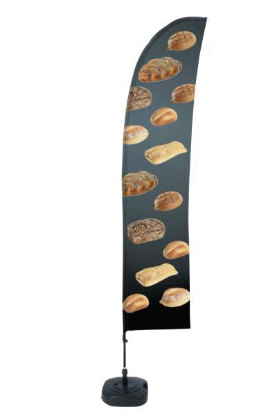 Showdown Displays Beach Flag Budget Wind Komplettset Brot Spanisch, BFBL-WT21-17-I173