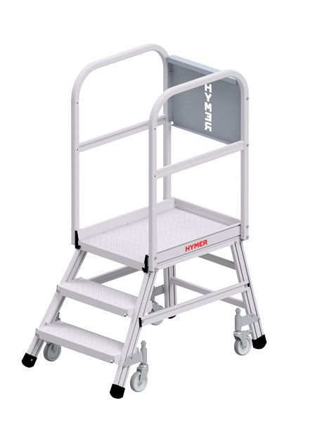 HYMER Podesttreppe R13 fahrbar, einseitig begehbar, 3 Stufen, 638803