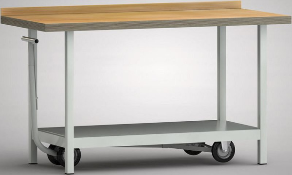 KLW Fahrbare Profi-Werkbank 1500 x 700 x 845 mm L x T x H, WP705N-1500M45-X7000
