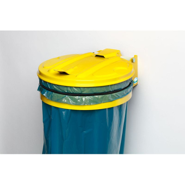 STEIN HGS Müllsackhalter zur Wandbefestigung, Verkehrsgelb, Verkehrsgelb, Müllsackhalter zur Wandbefestigung, 82027.0008