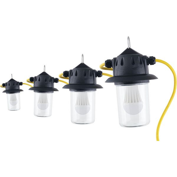 ELSPRO Kuppelleuchte PX PERFEKT, LED-Leuchtmittel, mit E27 Sockel, Ausgang: 0,5 m Leitung mit Kupplung, Spannung: 42 V, PXLA2410/5