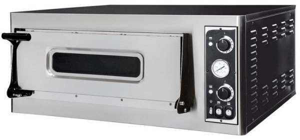 Hendi Pizzaofen BASIC 4, 45/455°C 400V/4700W, Edelstahl, 226681