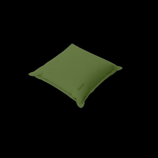 doppler Zierkissen CITY ca. 45x45xca. 14cm, mit Stehsaum und Hotelverschluss, grün, uni, 5695244414