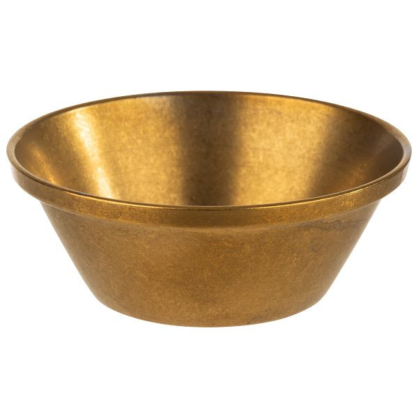 APS Dipschälchen, 6er Set, Ø 6 x 2,5 cm, 40 ml, Edelstahl, Gold-Look, 40721
