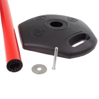 Vorschau: ALLPAX STOPPO XL Absperrständer Outdoor rot mit Zugband rot weiß, 10011728 Vorschau: ALLPAX STOPPO XL Absperrständer Outdoor rot mit Zugband rot weiß, 10011728