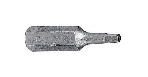 Kraftwerk 1/4" Bit für Robertson Innenvierkant-Schrauben 25 mm R1, VE: 5 Stück, 2689-5