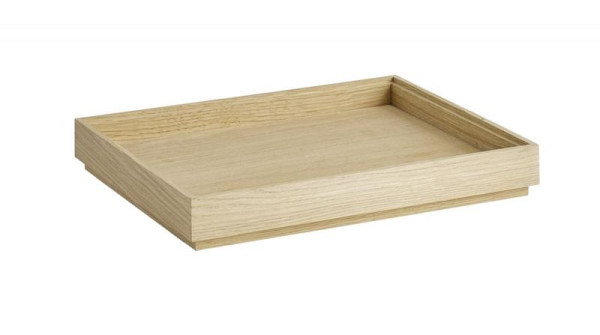 APS GN 1/2 Holzbox -VALO-32,5 x 26,5 cm, Höhe: 4,5 cm, Eichenholz (geölt), 14003