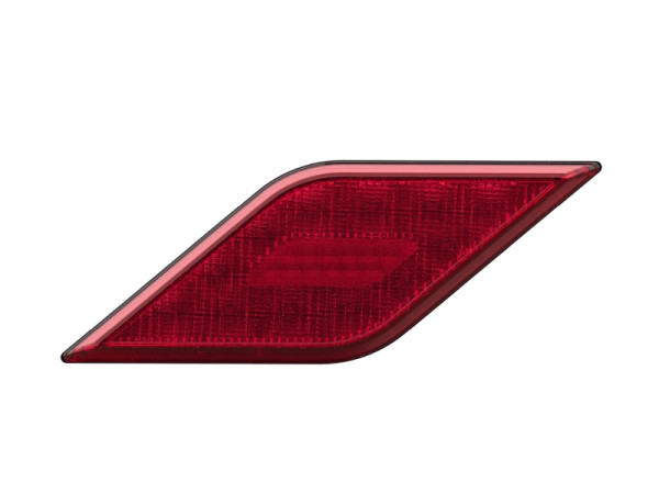 HELLA Heckleuchte, Shapeline Style, LED, 24/12V, Anbau/geschraubt, Lichtscheibenfarbe: rot, AMP, links, waagerechte Befestigung, 36 LEDs, 2SB 013 342-011