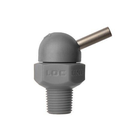 Loc-Line Hochdruckdüse CD 1/8", D=3mm, L=12,7mm, a=72° grau, L72020G