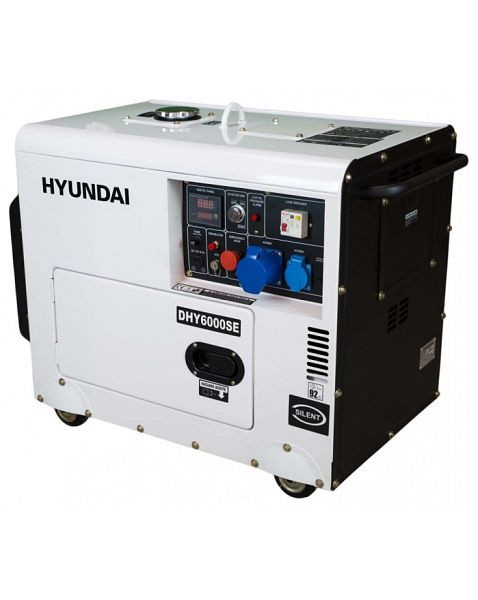HYUNDAI Diesel Generator DHY6000SE D, Generator Max. Leistung: 5.3 kW, DHY6000SE D