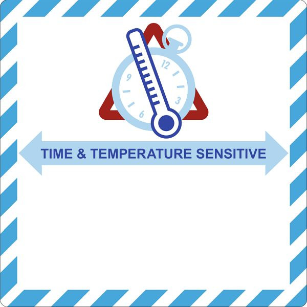 Moedel Time & Temperature Sensitive zum Selbstbeschriften, Folie, 100x100 mm, 66160