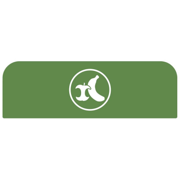 STEIN HGS Configure Recycling-Station Hinweistafel Organischer Abfall, grün, 87 Liter, NL, 84087.0006