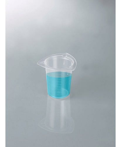 DENIOS Universal-Messbecher aus PP, mit Ausgusslippen, 100 ml, VE: 48 Stück, 281784