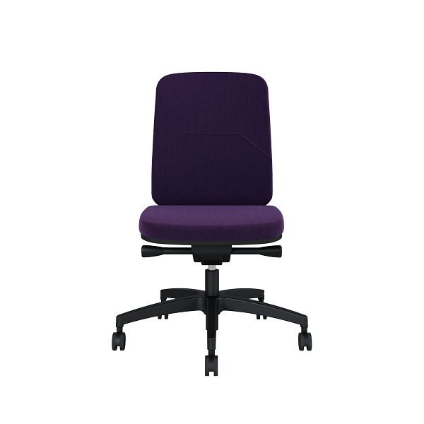Bisley Bürodrehstuhl Bali, Gepolsterte Rückenlehne Kunststofffußkreuz, TN9406 plum, BALIKGTN9406