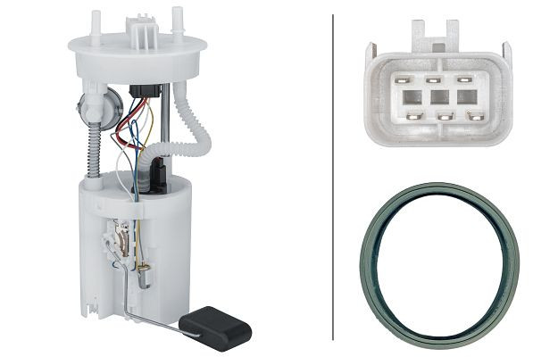HELLA Kraftstoff-Fördereinheit, 12V, elektrisch, 6-polig, mit Dichtung, 8TF 358 302-961