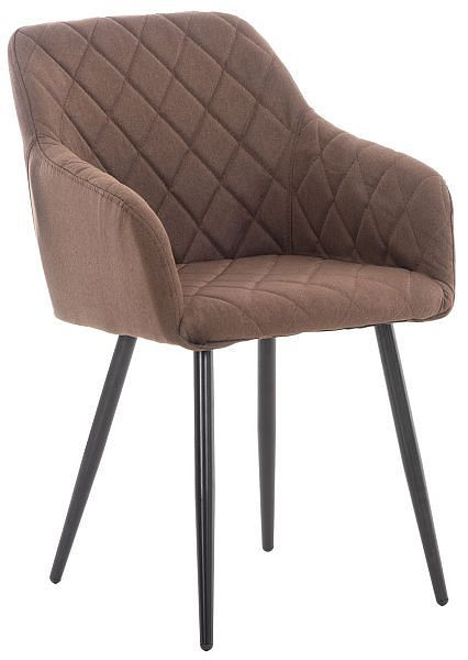 CLP Esszimmerstuhl Shila Stoff, braun, 317114, 4251756445089