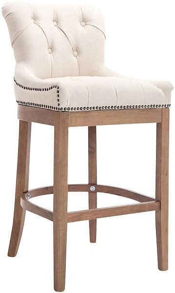CLP Barhocker Lakewood Stoff, Antik-hell, creme, 101205204