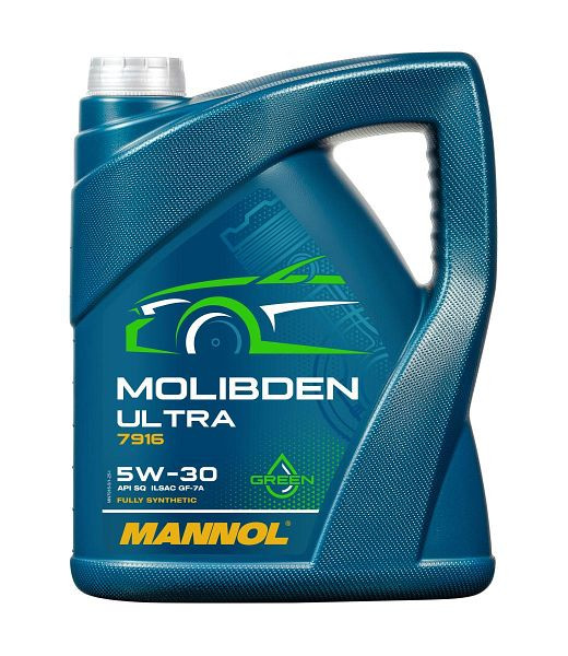 MANNOL Motorenöl 7916 Molibden Ultra 5W-30, VE: 5 l, MN7916-5