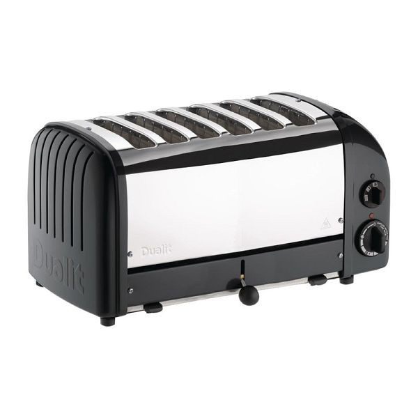 Dualit Toaster 60145 schwarz 6 Schlitze, Auswerfhebel, E267