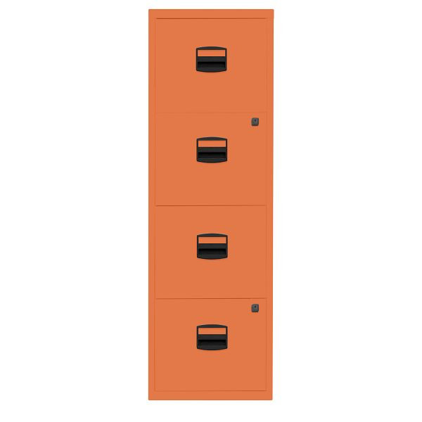 Bisley Home Hängeregistraturschrank PFA, 4 HR-Schubladen, 603 orange, PFA4F603