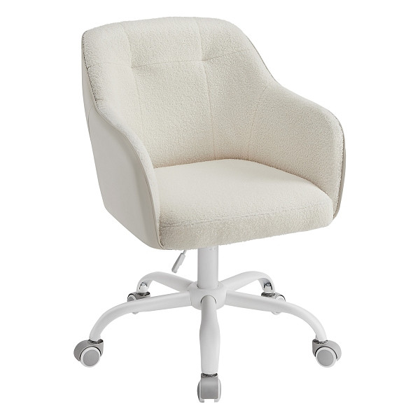 SONGMICS Amtsvorsitzender, Cappuccino Beige, 60,8x58x(86-96) cm, OBG019W01