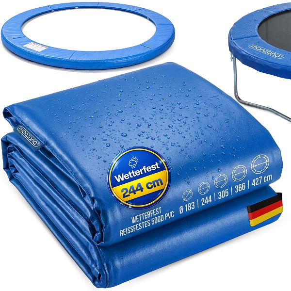 monzana Trampolin Randabdeckung Blau Ø244cm V1, 109783