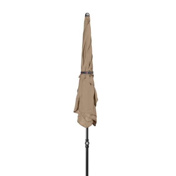 doppler GS SUNLINE NEO WATERPROOF ca. 185x120/4tlg. Design 846 greige, Sonnenschirm mit Tragetasche, 454593846