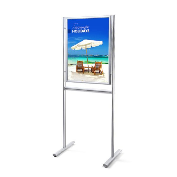 Showdown Displays Infoboard 25 mm / Gehrung / doppelseitig, DIN A1, IBA1G25D