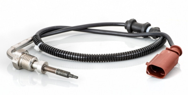 HELLA Sensor, Abgastemperatur, 2-polig, geschraubt, Kabel: 550mm, 6PT 014 494-881